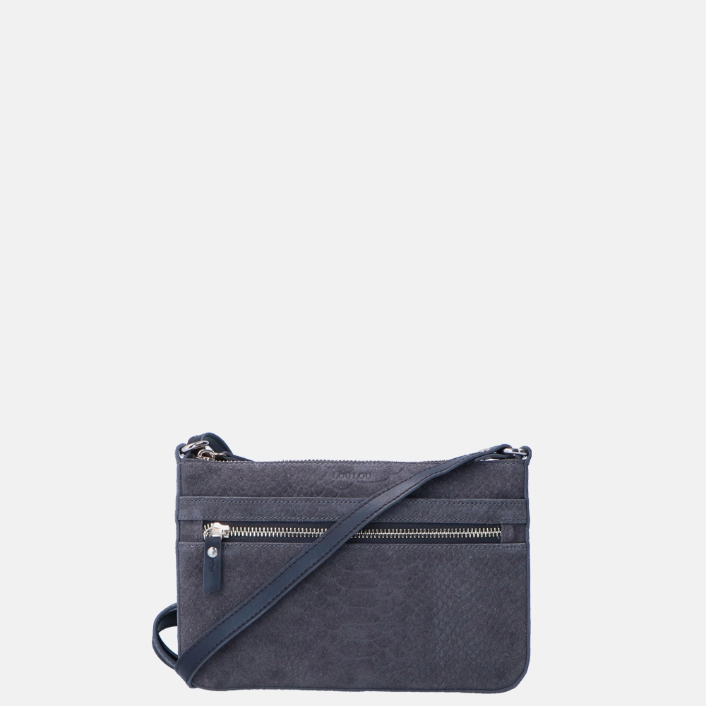 Loulou Essentiels Sugar Snake crossbody tas small stone