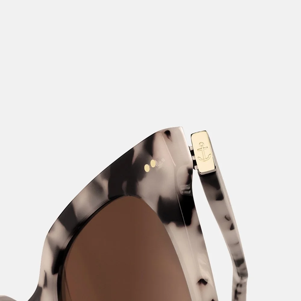 Kapten & Son Florence zonnebril  sand tortoise brown bij Duifhuizen