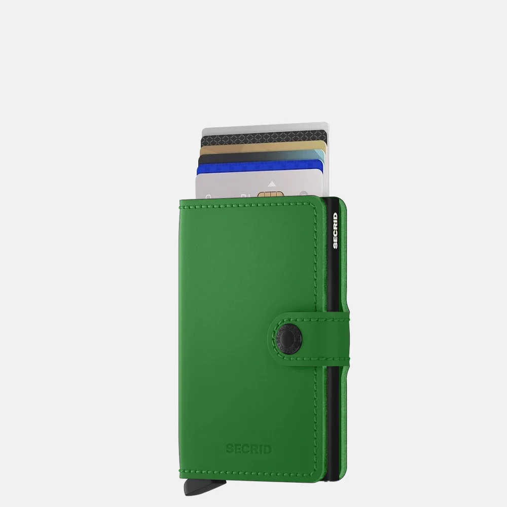 Secrid Miniwallet pasjeshouder matte bright green bij Duifhuizen