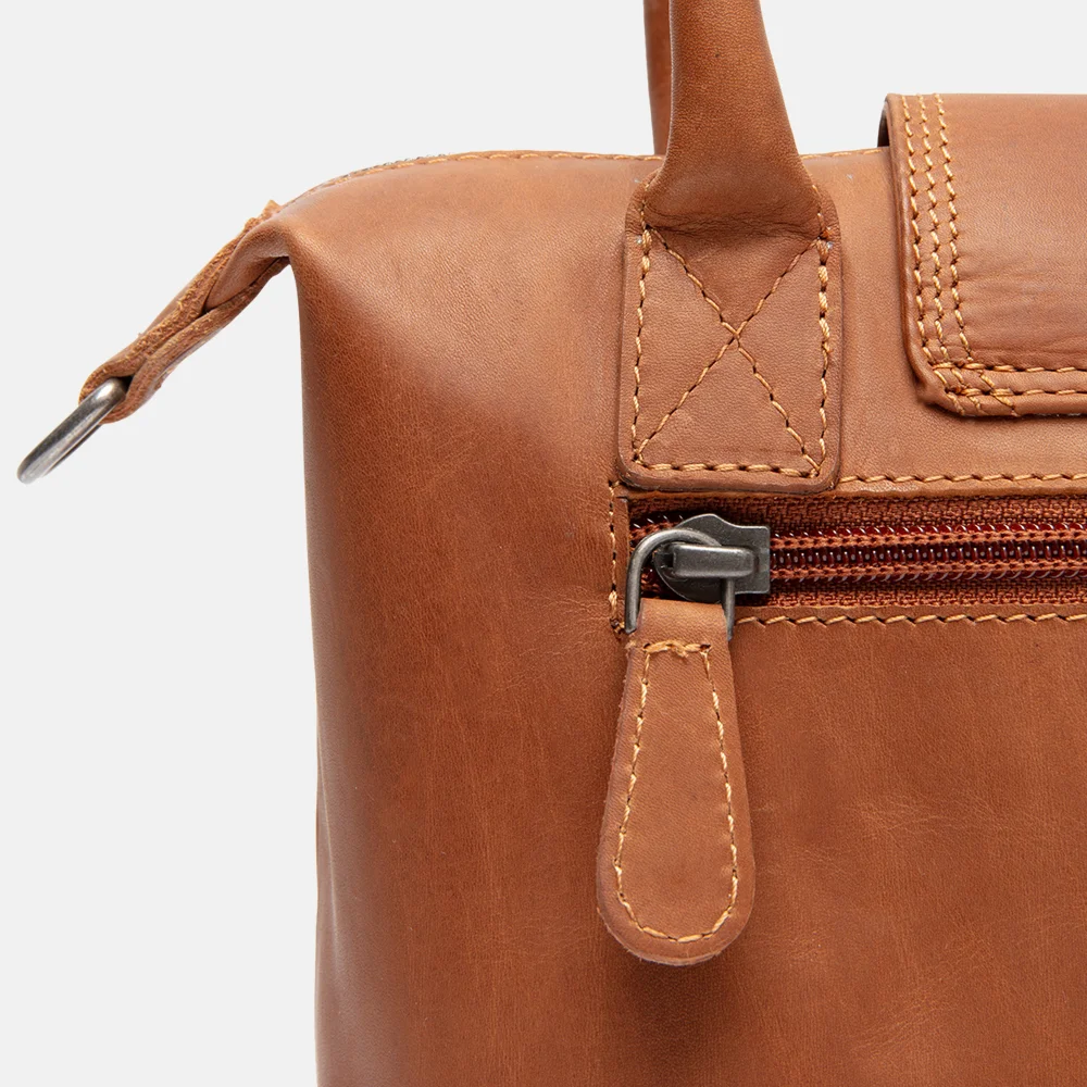 Chesterfield Hockney handtas S cognac bij Duifhuizen
