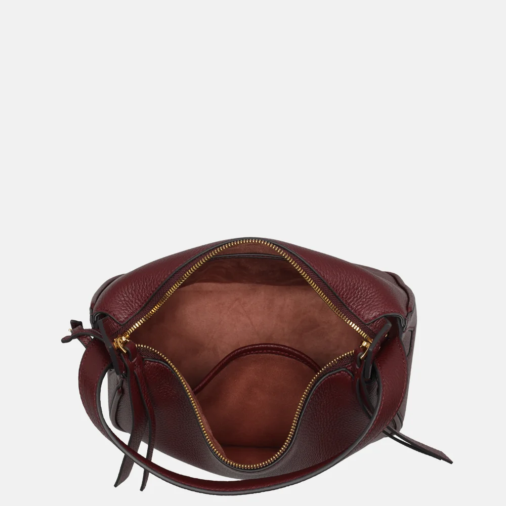Smaak Amsterdam Daniel crossbody tas S bordeaux bij Duifhuizen