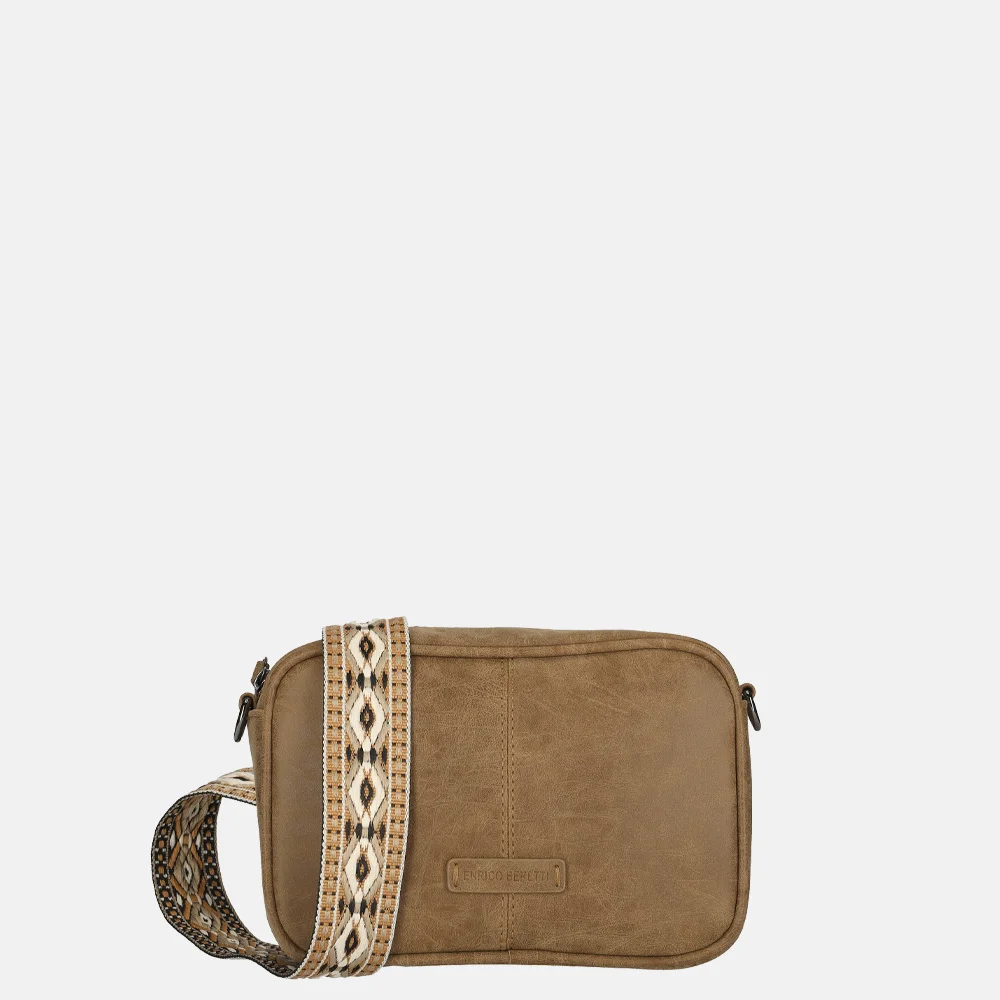 Enrico Benetti Indy crossbody tas camel