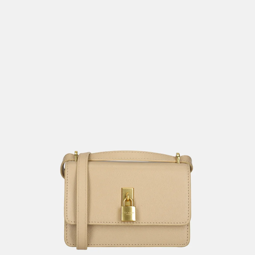 Ted Baker Ssloane crossbody tas taupe bij Duifhuizen