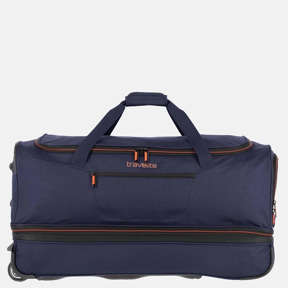 Travelite Basics reistas 70 cm navy/orange bij Duifhuizen