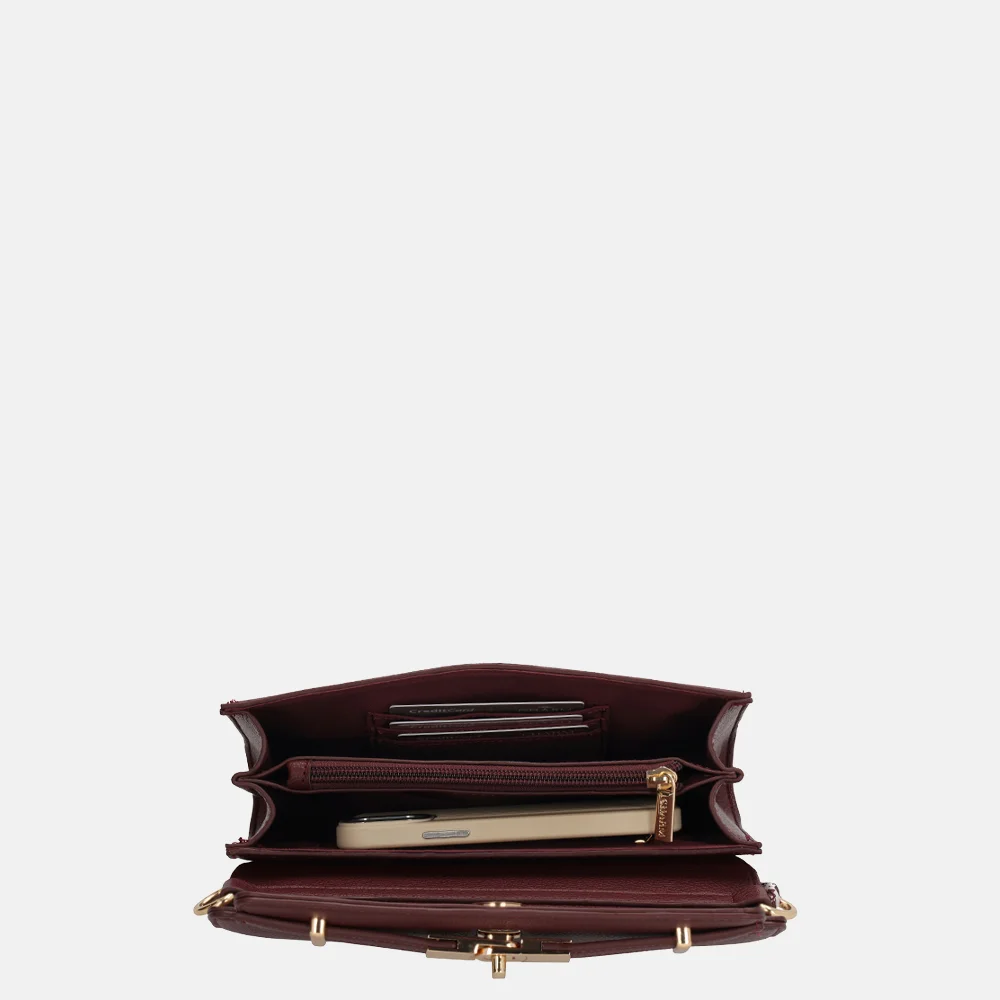 Charm London The Hamptons envelop clutch bordeaux bij Duifhuizen