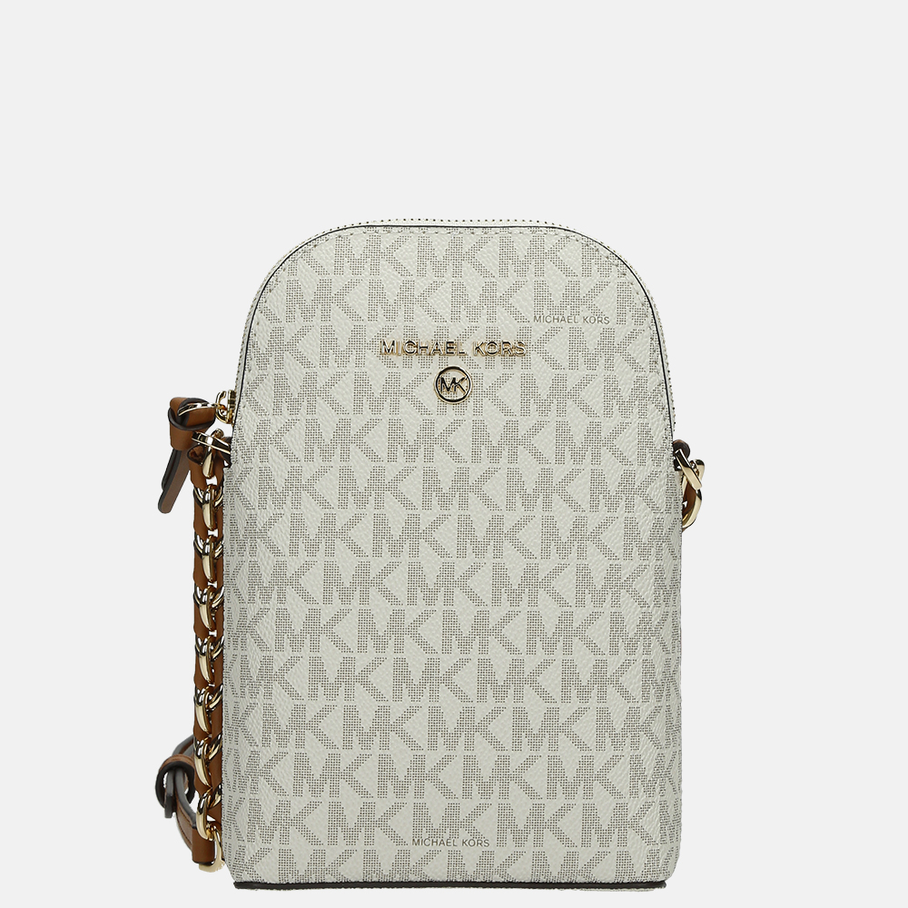 Michael Kors Jet Set Charm crossbody tas S vanille/acorn