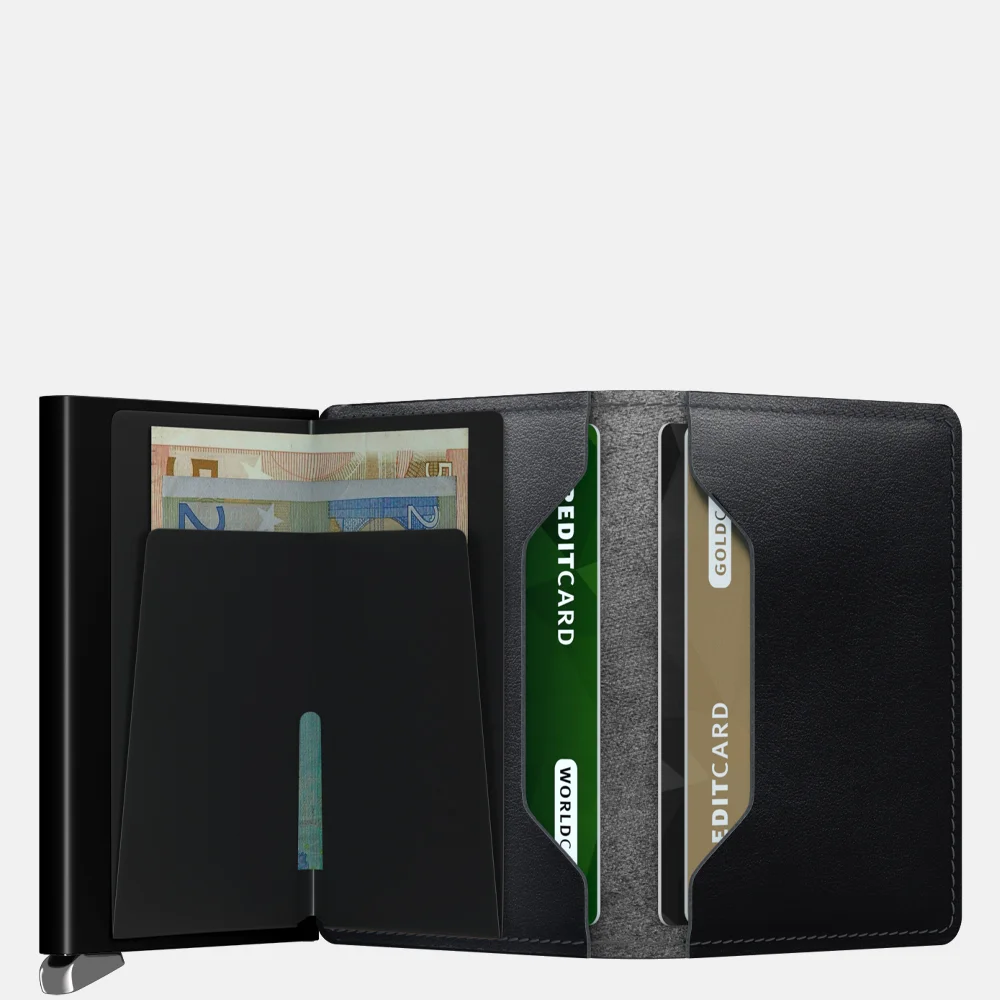 Secrid Slimwallet Inox Dusk pasjeshouder black bij Duifhuizen