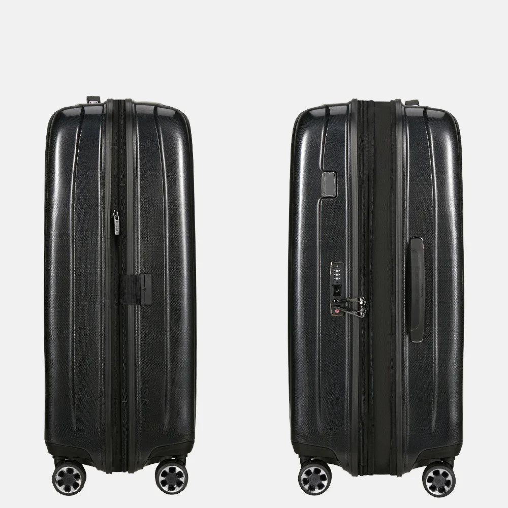 Samsonite Nexis Spinner Expandable reiskoffer 76 cm onyx black bij Duifhuizen
