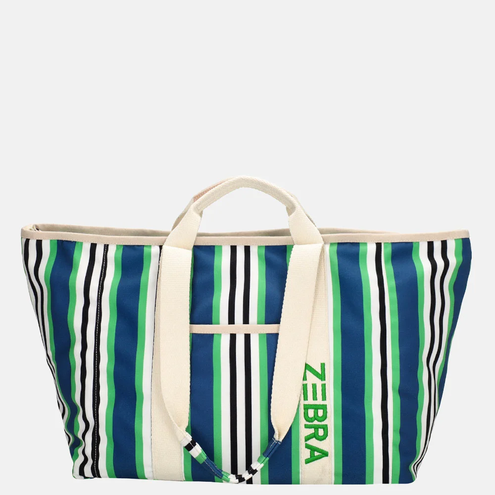 Zebra Trends Elise strandtas strepen bij Duifhuizen