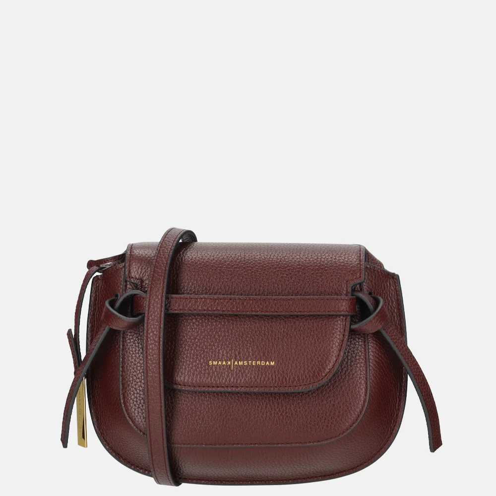Smaak Amsterdam Clint crossbody tas bordeaux bij Duifhuizen