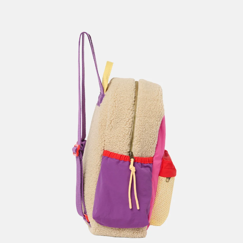 Studio Noos Patchwork kinderrugzak bright pink bij Duifhuizen