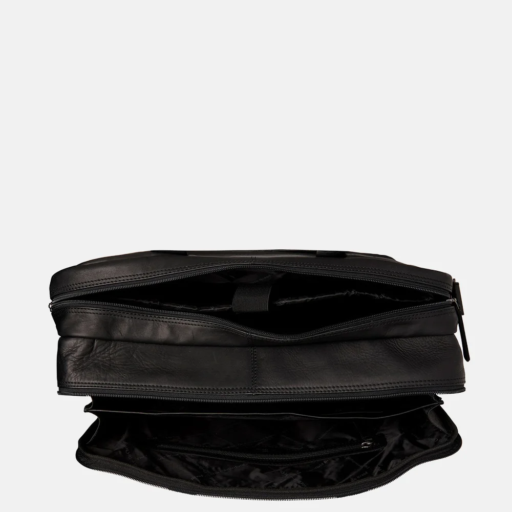 Chesterfield Ryan laptoptas 17 inch black bij Duifhuizen
