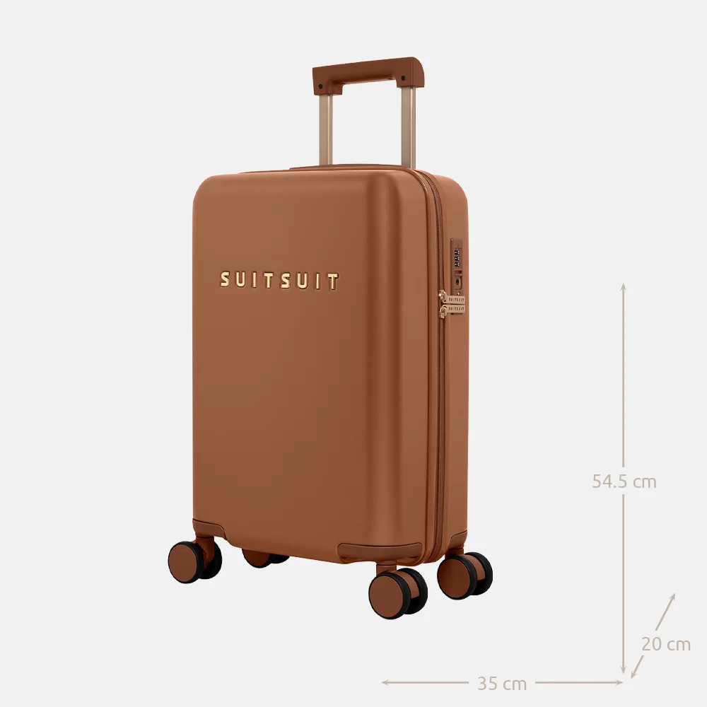 SUITSUIT Serenity handbagage koffer 55 cm caramel cafe bij Duifhuizen