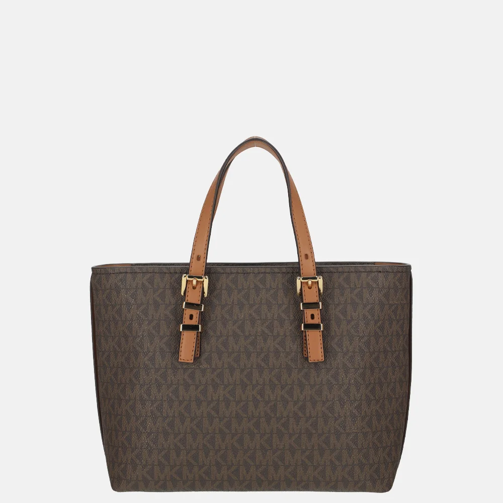 Michael Kors Quinn S handtas brown/acorn bij Duifhuizen