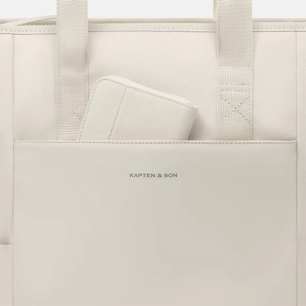 Kapten & Son Lindby Pro laptoprugzak sandstone bij Duifhuizen