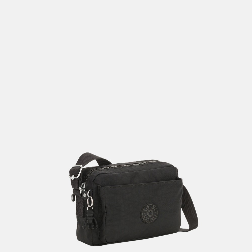 Kipling Abanu schoudertas M black bij Duifhuizen