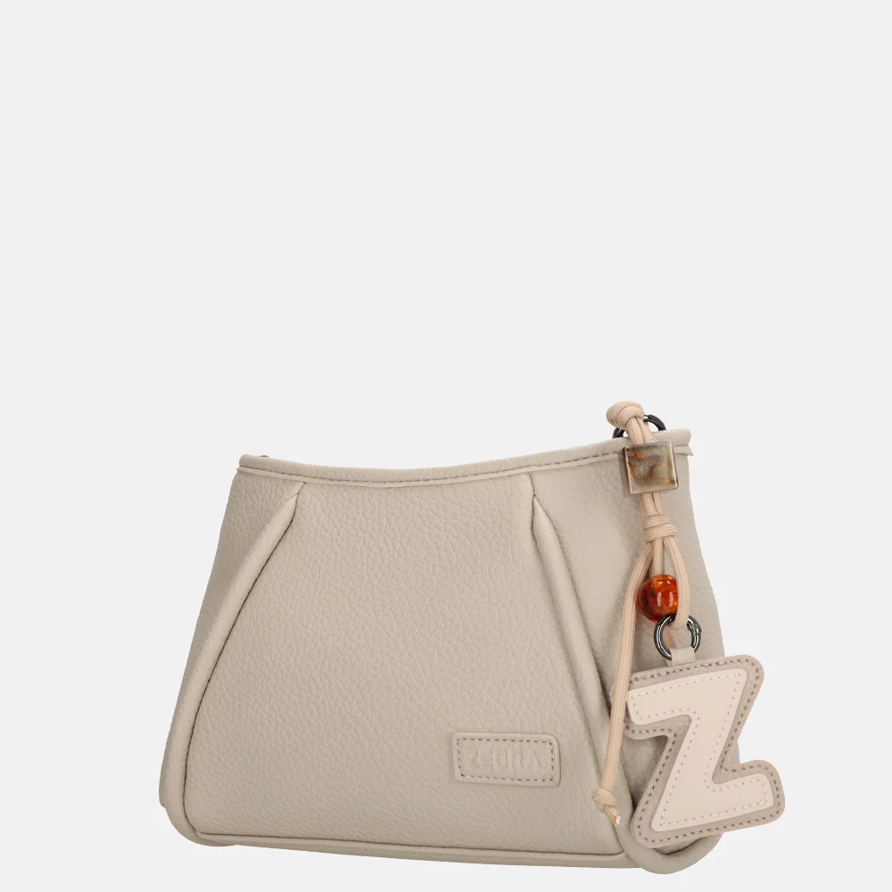 Zebra Trends Sofie crossbody tas creme bij Duifhuizen