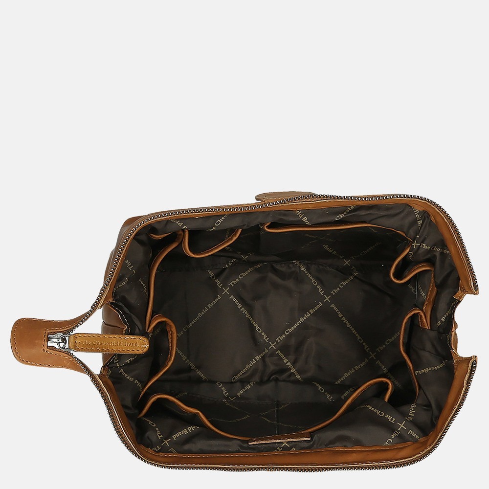 Chesterfield Vince toilettas cognac bij Duifhuizen