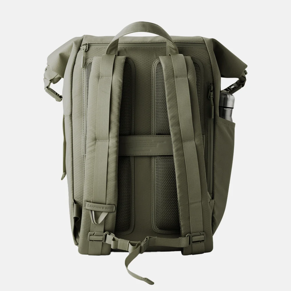 Kapten & Son Yoho rugzak 16 inch forest green bij Duifhuizen