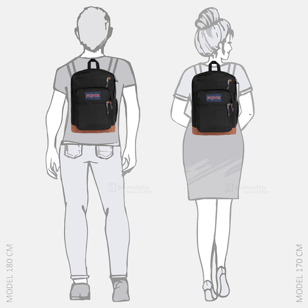 JanSport Cool Student rugzak 15 inch black bij Duifhuizen
