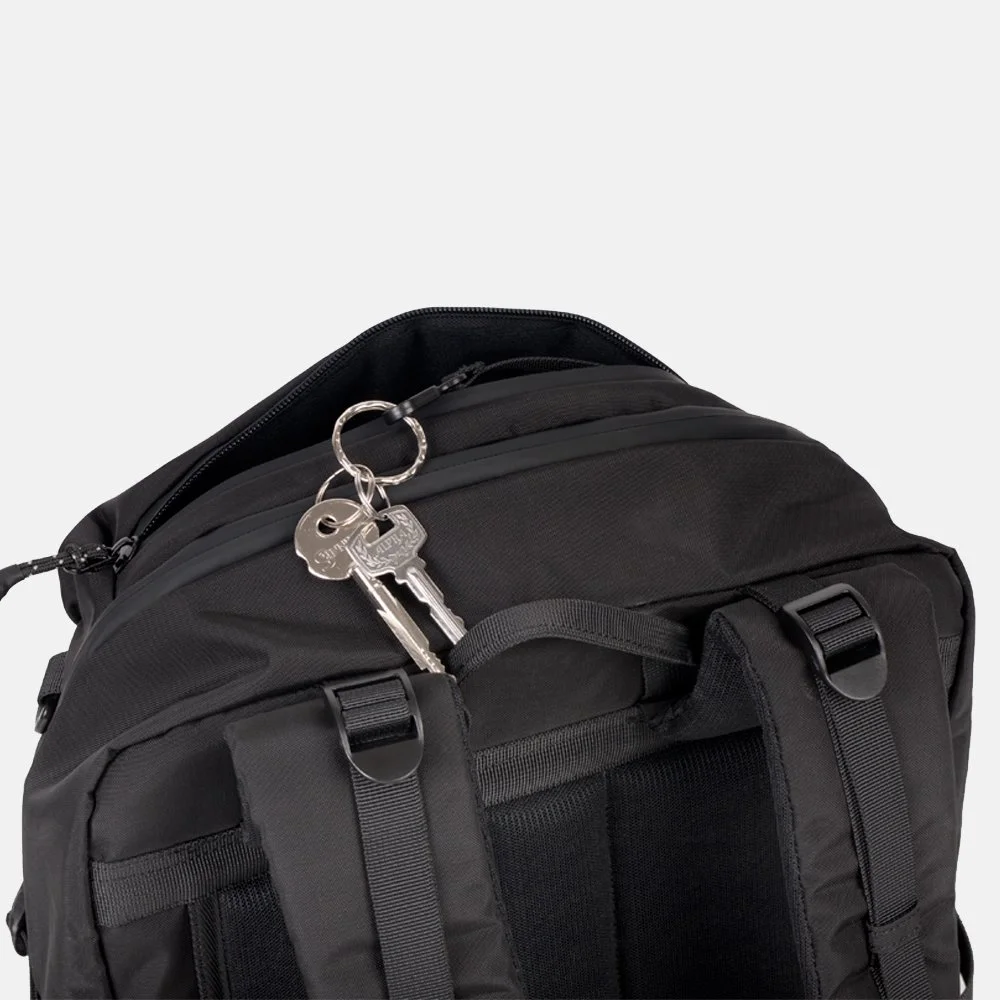 Doughnut Astir rugzak black bij Duifhuizen