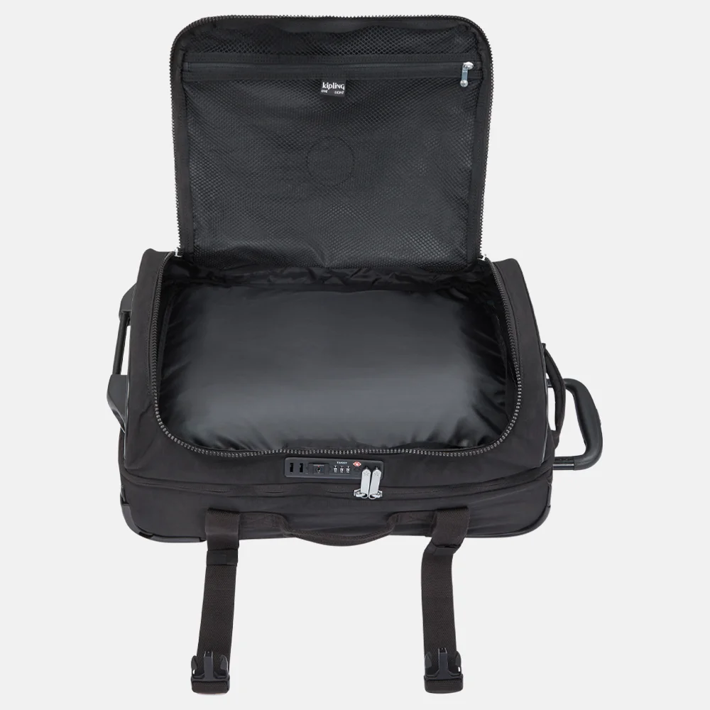 Kipling Aviana carry-on reistas op wielen S black noir bij Duifhuizen