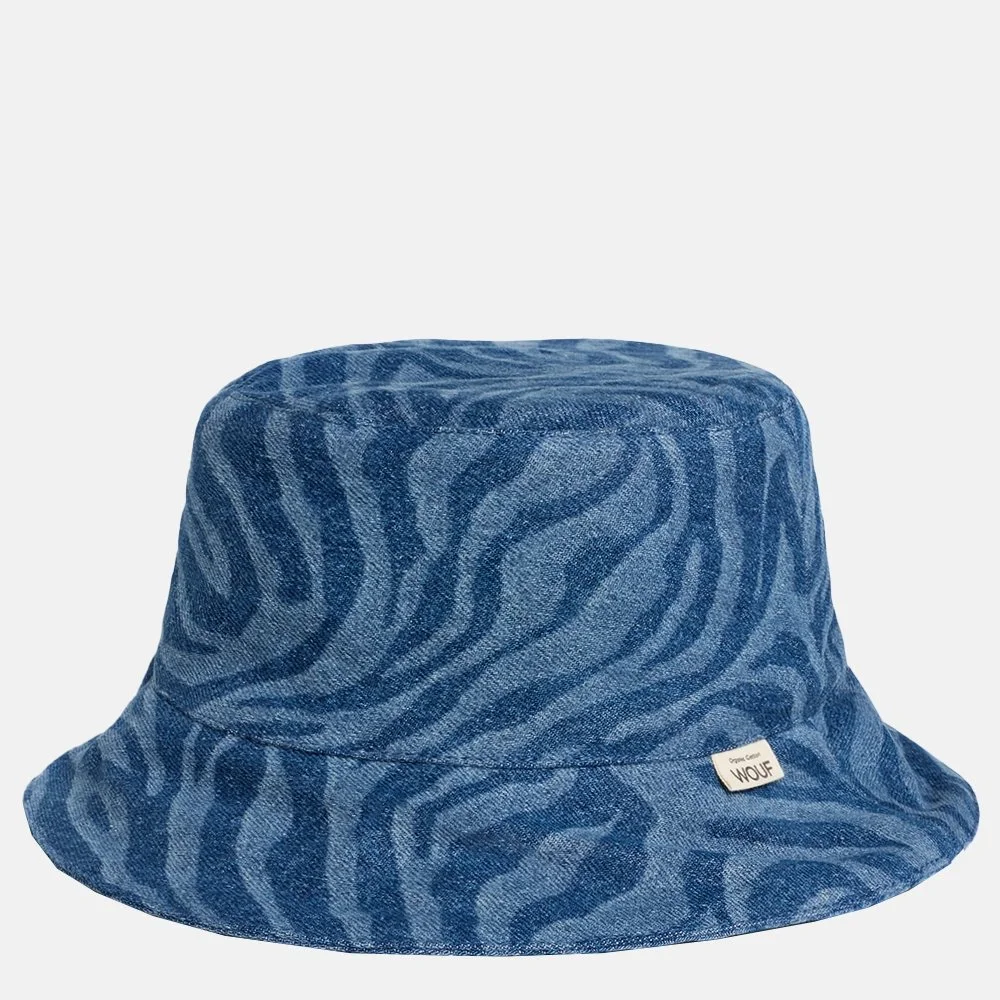 WOUF bucket hoed Siera Zebra Jeans bij Duifhuizen