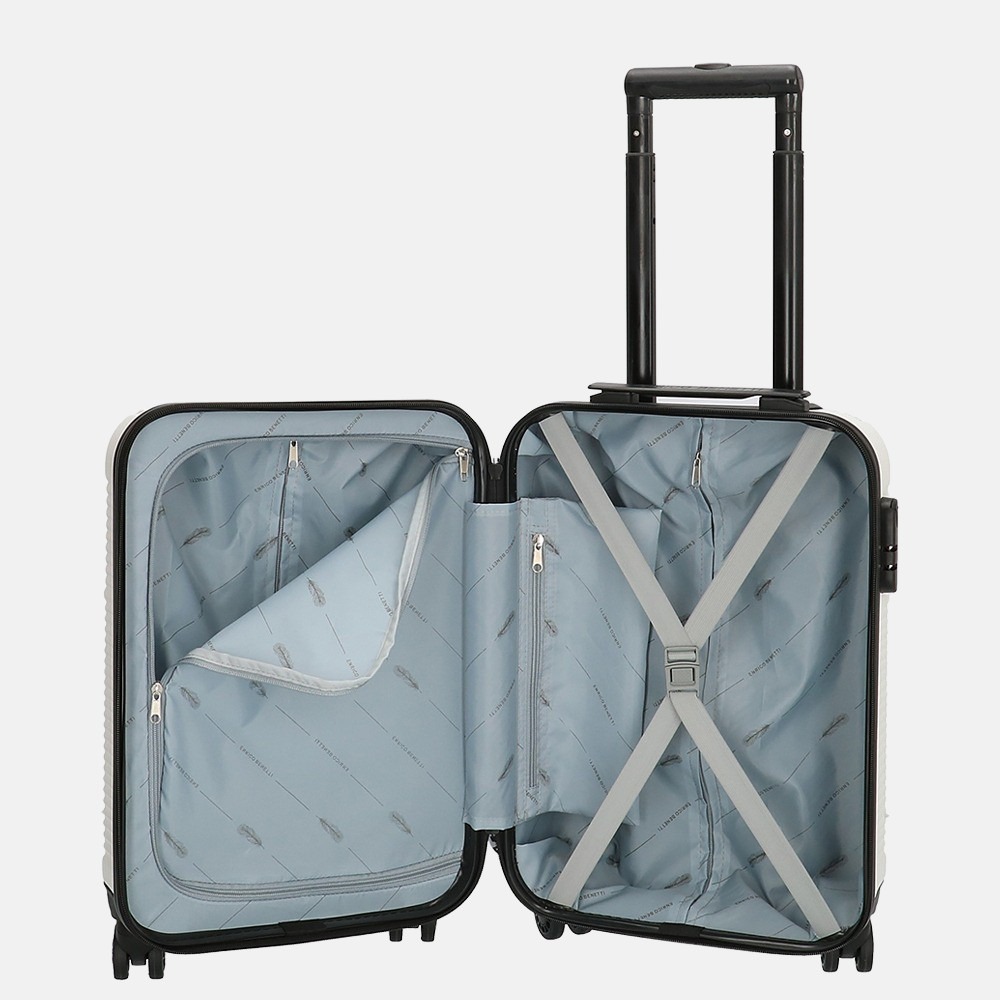 Enrico Benetti Louisville koffer 55 cm white bij Duifhuizen