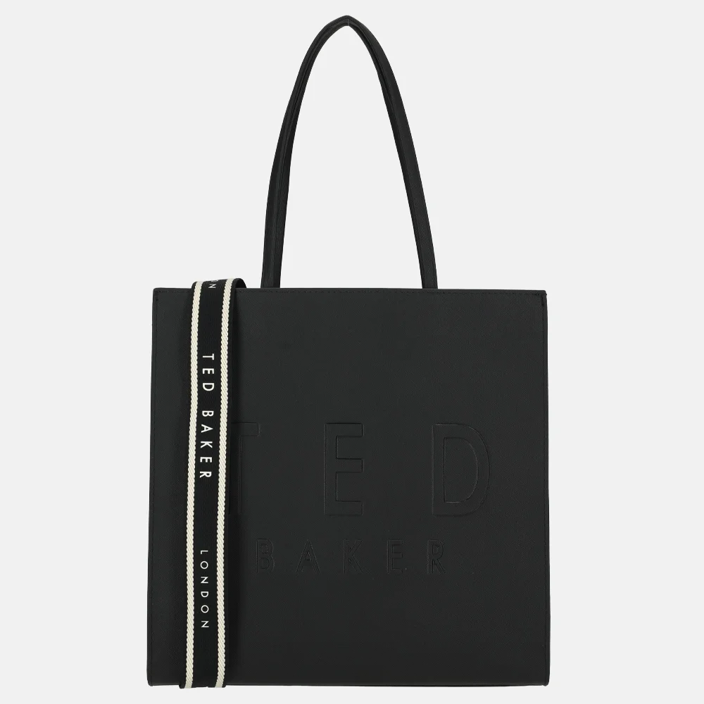 Ted Baker Iconny icon bag shopper L jet black bij Duifhuizen
