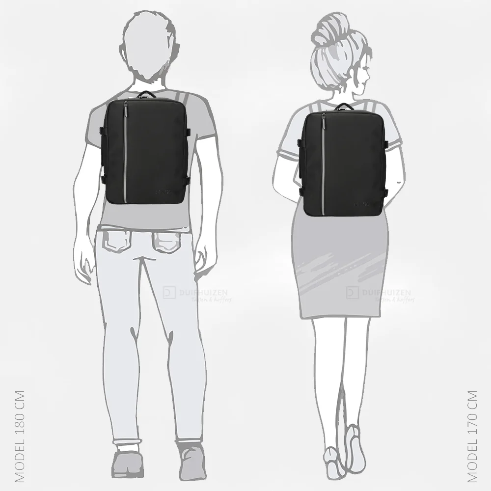 Enrico Benetti Bergen underseater/rugzak zwart bij Duifhuizen