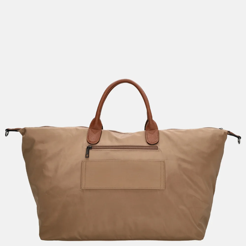 Charm London Buckingham weekendtas taupe bij Duifhuizen