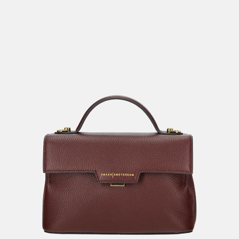 Smaak Amsterdam Flora crossbody tas bordeaux bij Duifhuizen