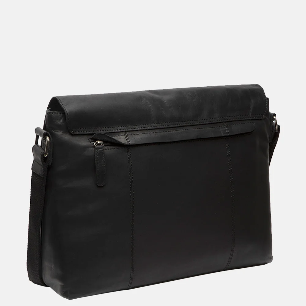 Chesterfield Toledo schoudertas A4 black bij Duifhuizen