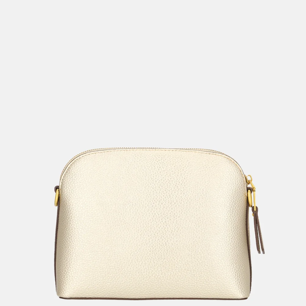 Laurent David Rosa crossbody tas raffia gold bij Duifhuizen