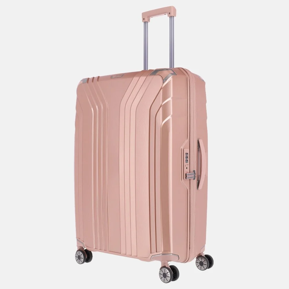 Travelite Spinner Elvaa koffer 77 cm rosegold bij Duifhuizen