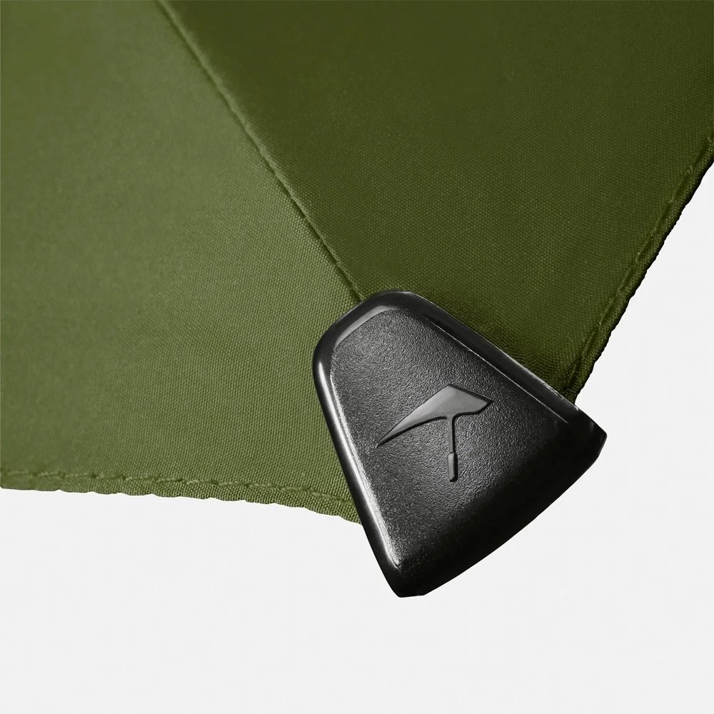 Senz automatic opvouwbare paraplu cedar green bij Duifhuizen