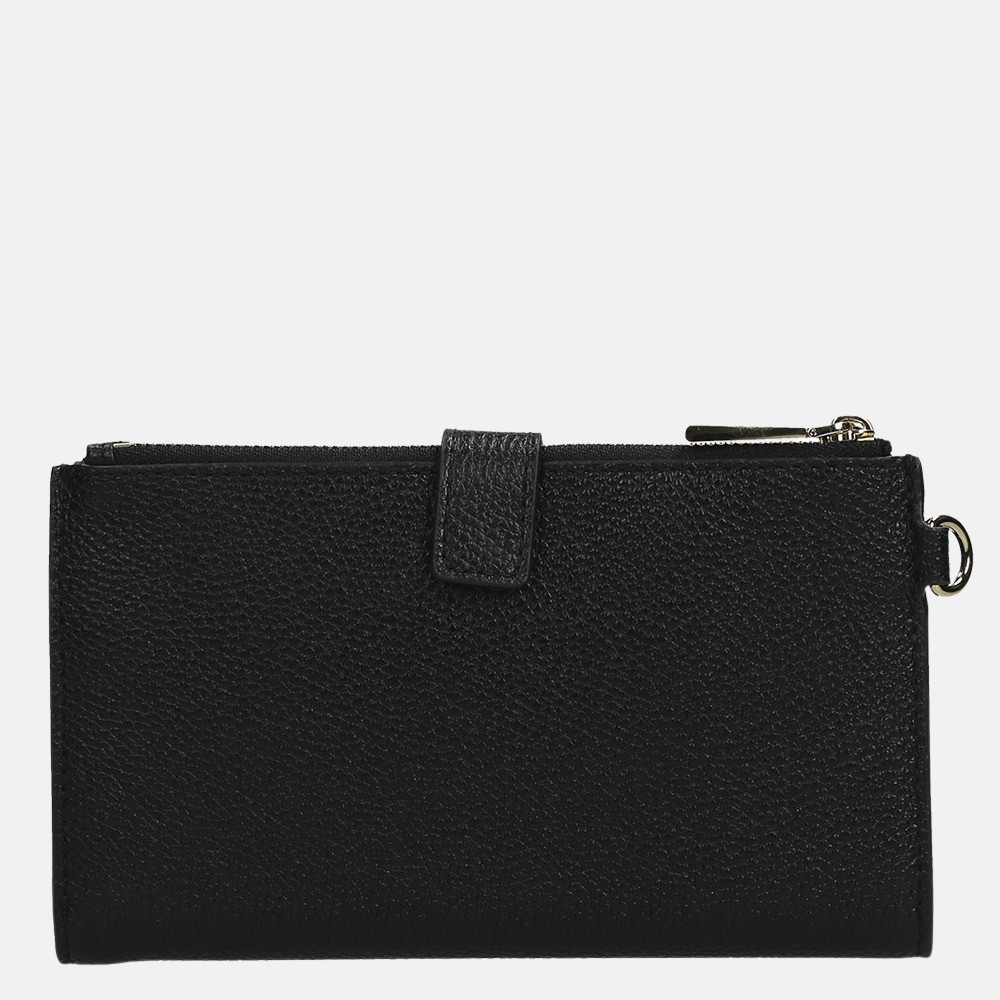 Michael Kors Jet Set Double Zip Wristlet portemonnee black bij Duifhuizen