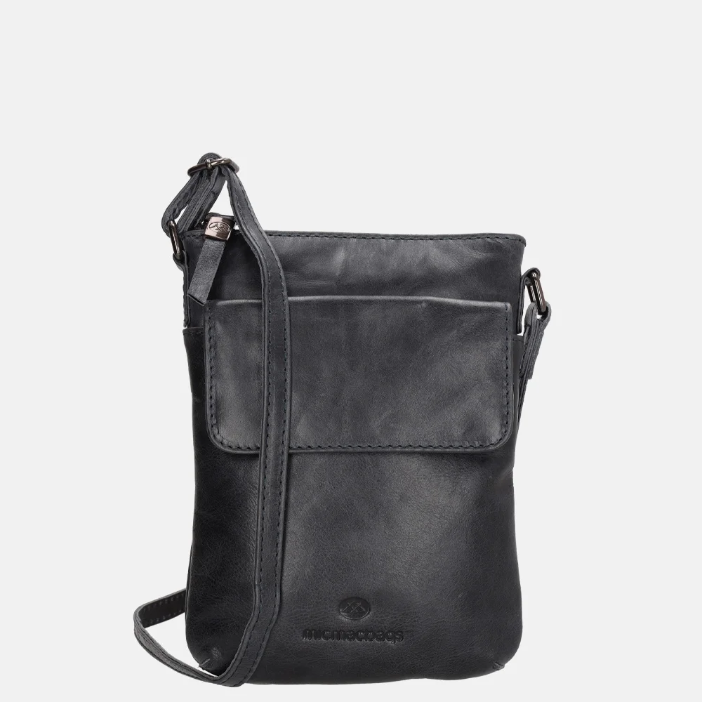 Micmacbags Porto crossbody tas donkerblauw