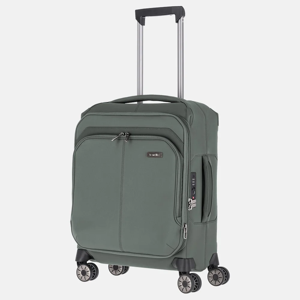 Travelite Priima handbagage koffer 55 cm olive bij Duifhuizen
