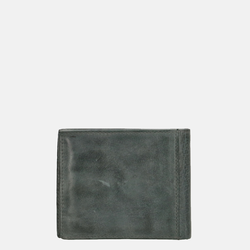 Hide & Stitches billfold grey bij Duifhuizen