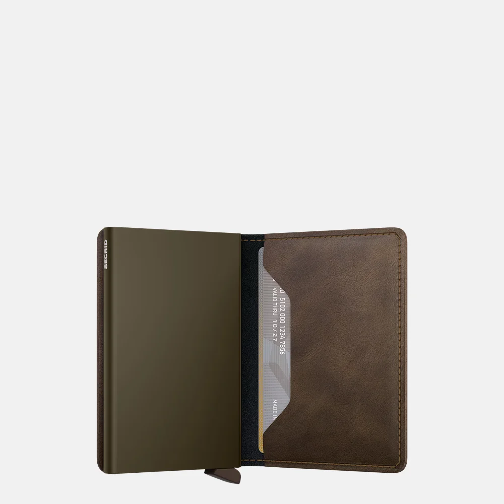 Secrid Slimwallet pasjeshouder vintage oak bij Duifhuizen