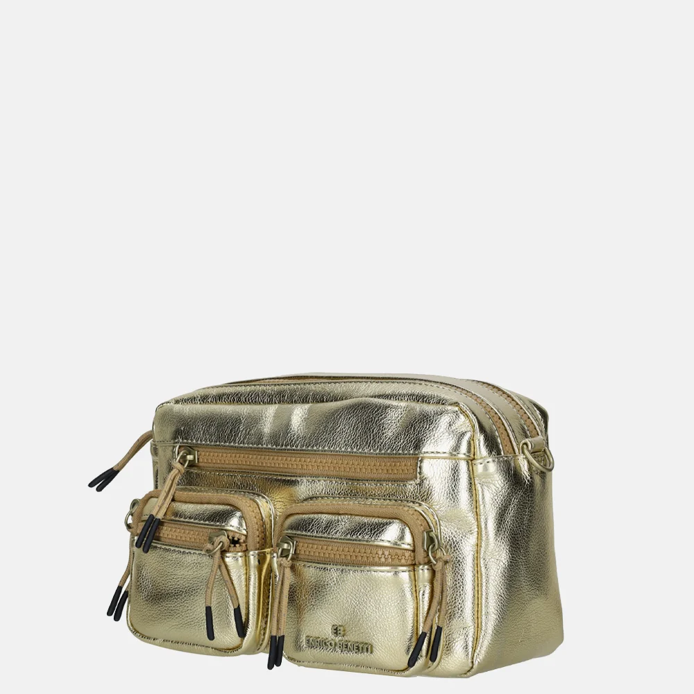 Enrico Benetti Celine crossbody tas metallic goud bij Duifhuizen