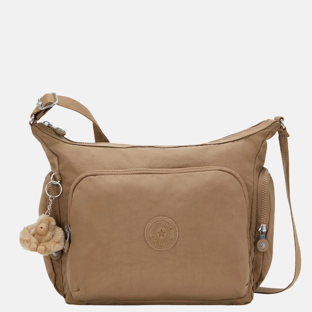 Kipling Gabb schoudertas early tan