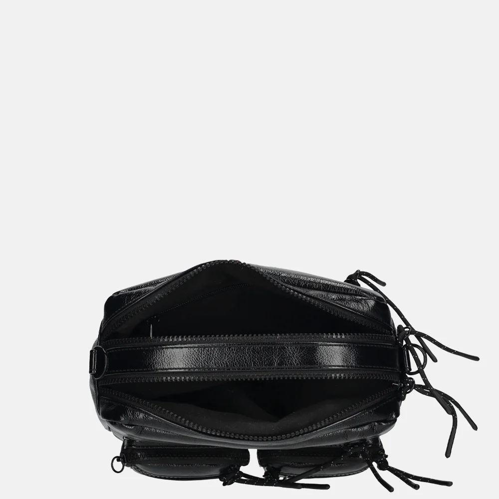 Enrico Benetti Celine crossbody tas metallic zwart bij Duifhuizen