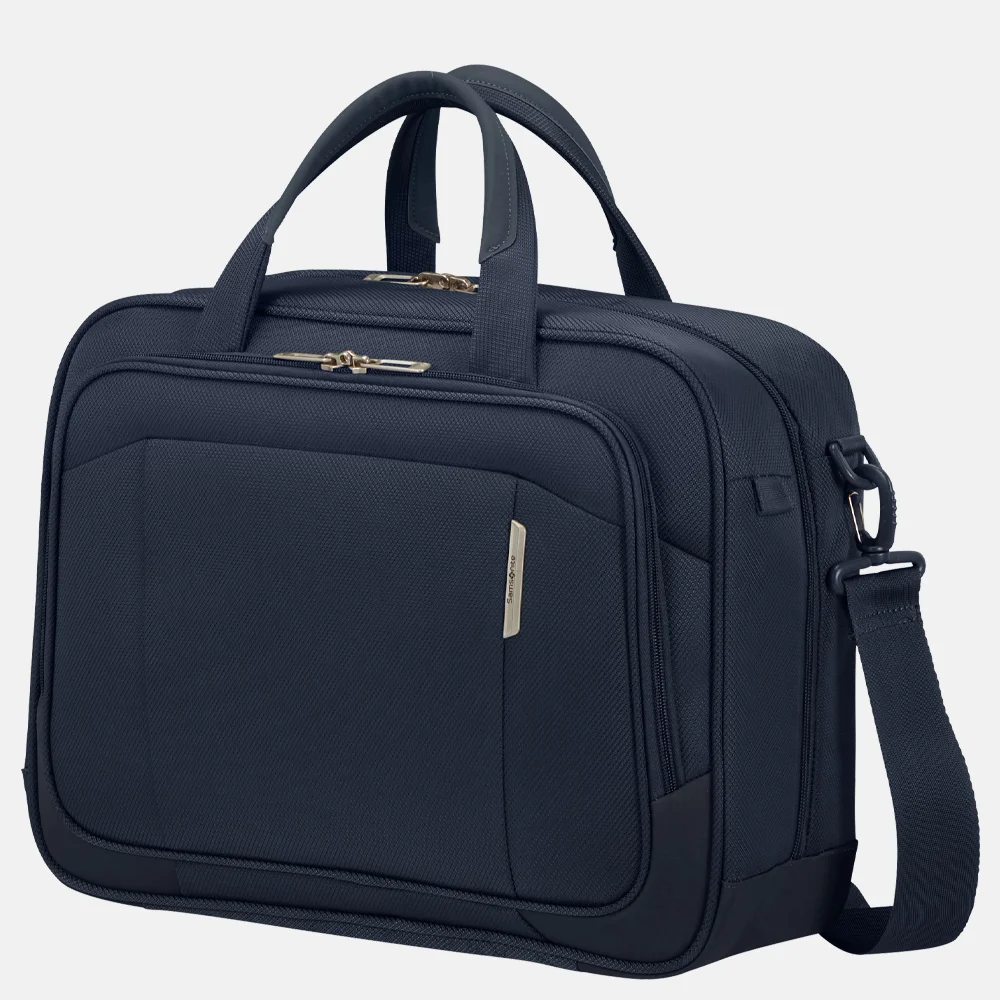 Samsonite Respark laptoptas 15 inch midnight blue bij Duifhuizen