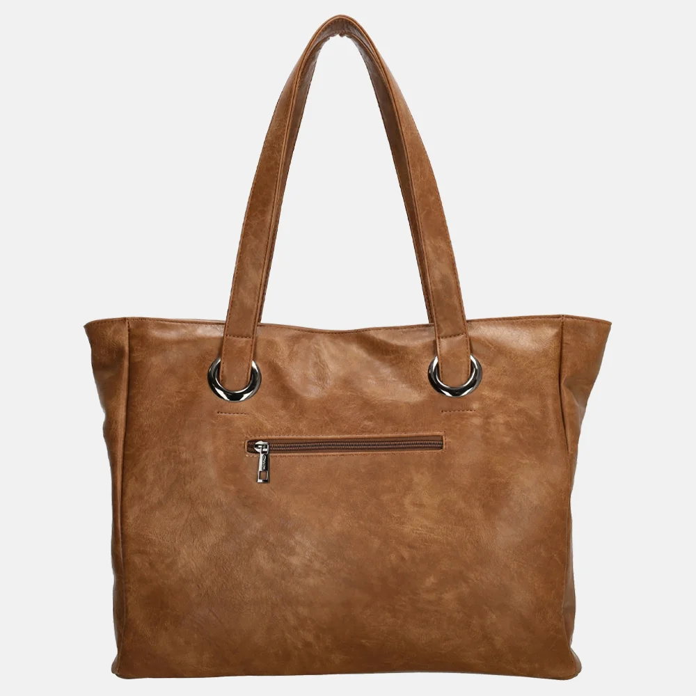 Charm London Liberty shopper 15 inch bruin bij Duifhuizen
