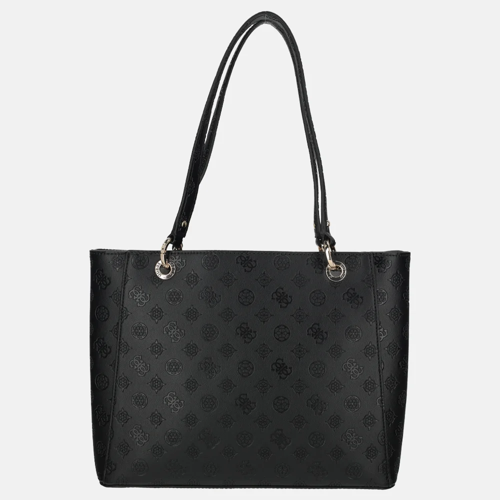 Guess Dita shopper black logo bij Duifhuizen