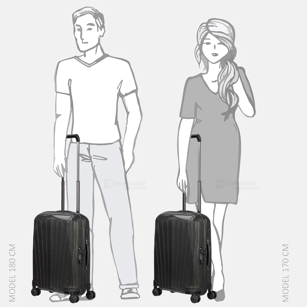 Samsonite Major-lite handbagage koffer 55 cm Black bij Duifhuizen