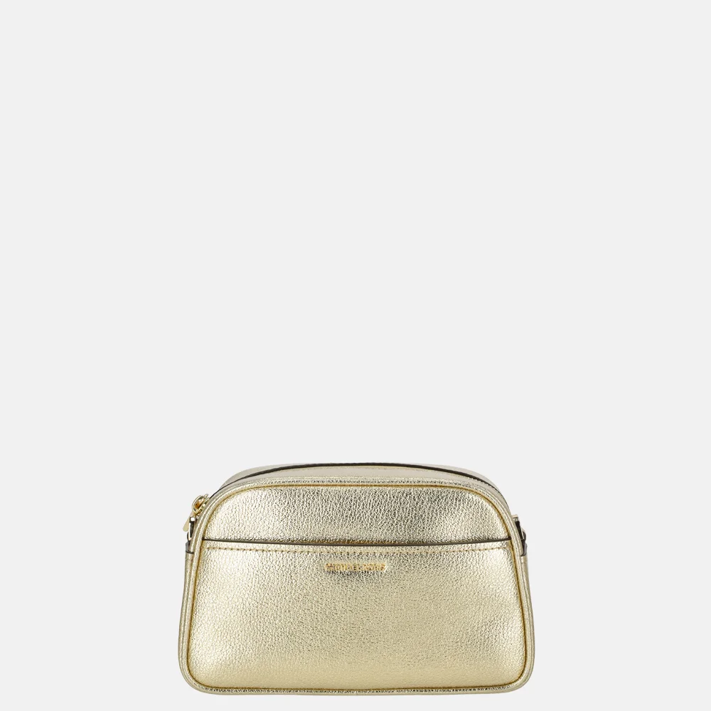 Michael Kors Jet set crossbody tas pale gold bij Duifhuizen