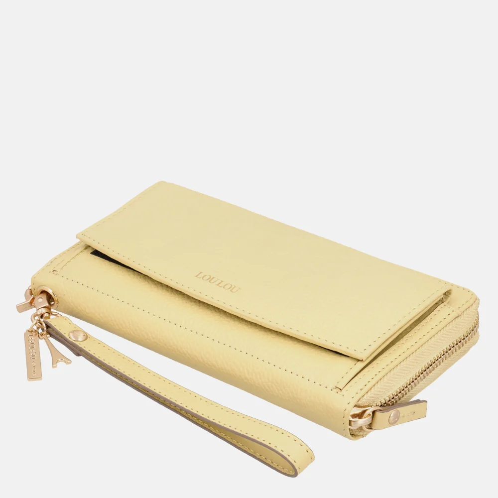 Loulou Essentiels SLB portemonnee sorbet yellow bij Duifhuizen